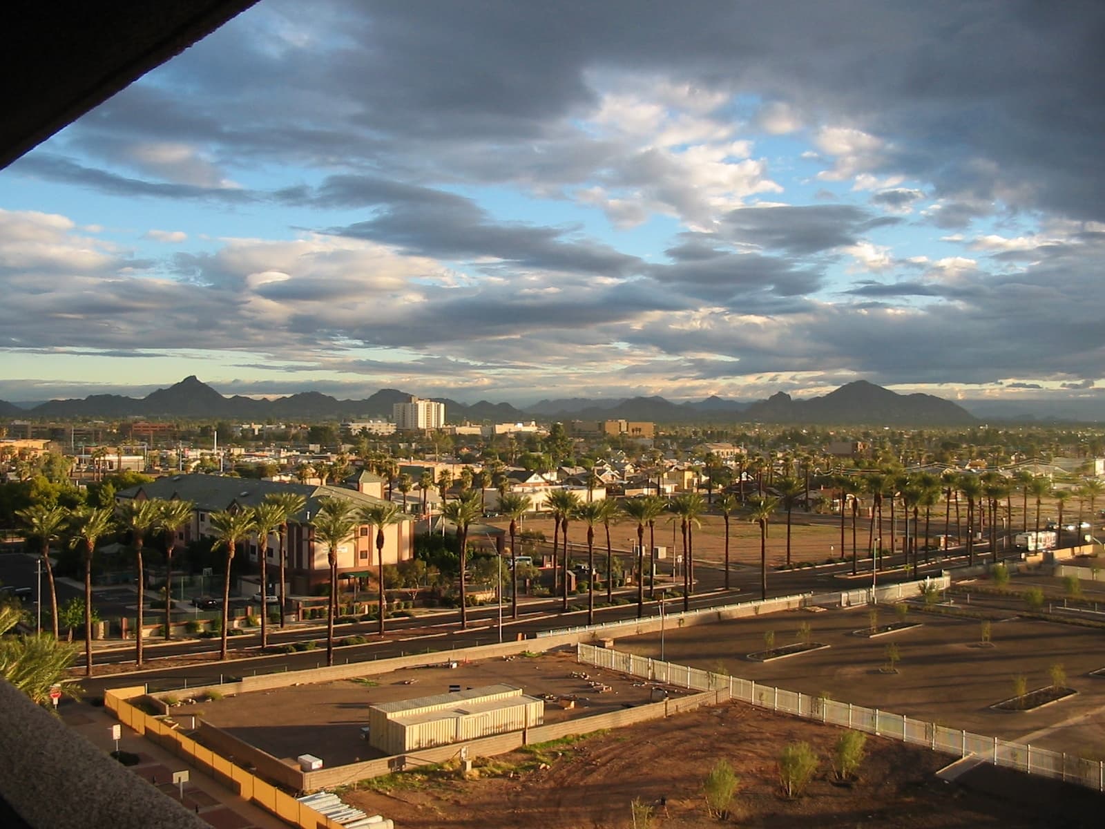 The Phoenix, Arizona skyline with Camelback Mountain
