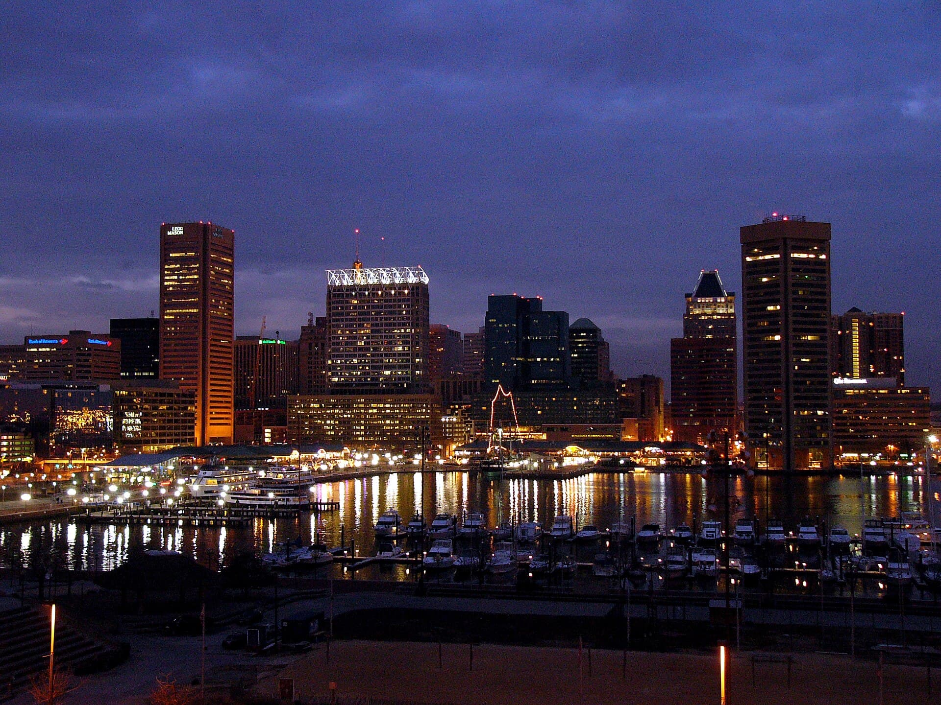 The Baltimore Inner Harbor, Maryland
