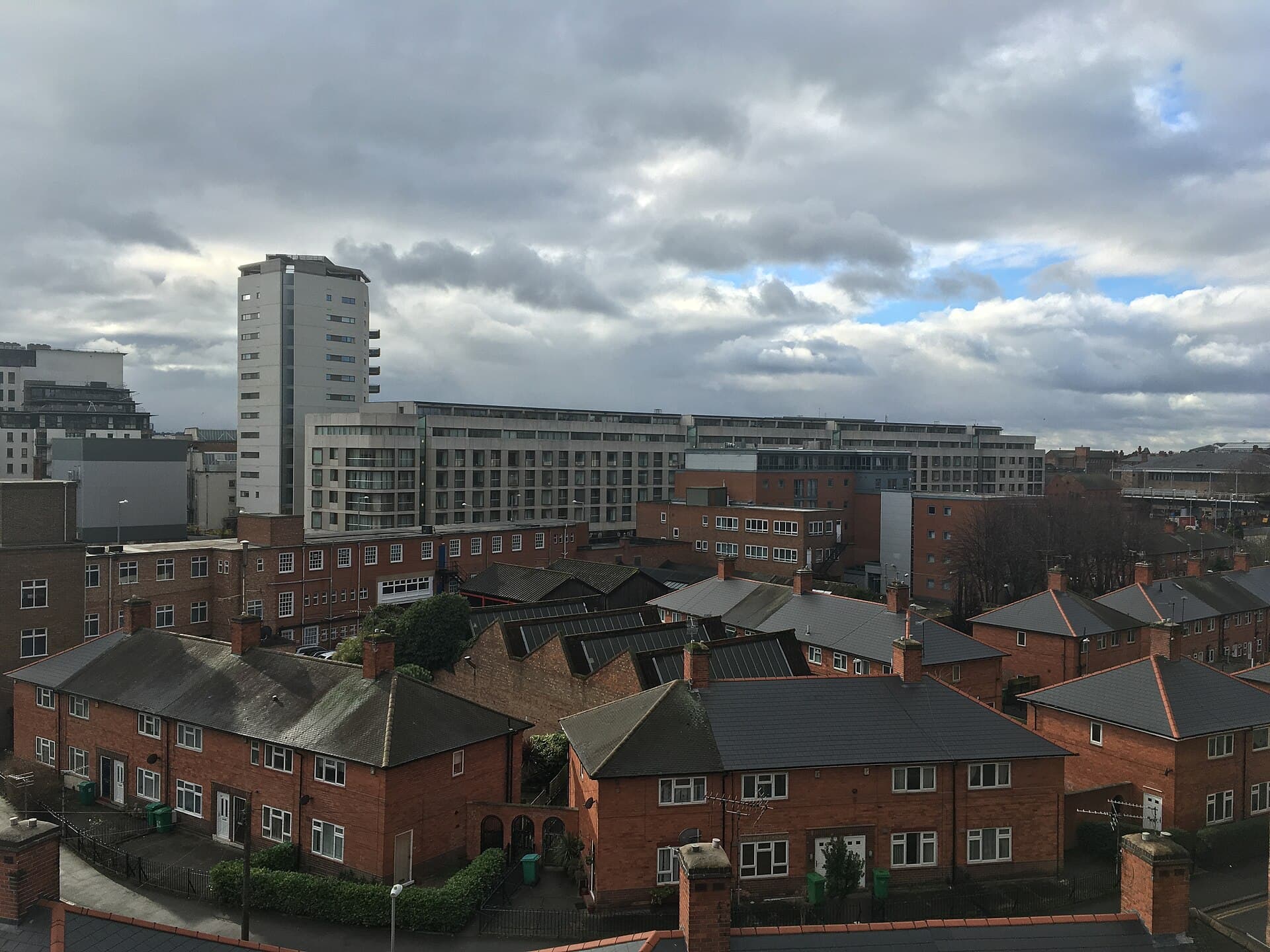Nottingham city centre, England