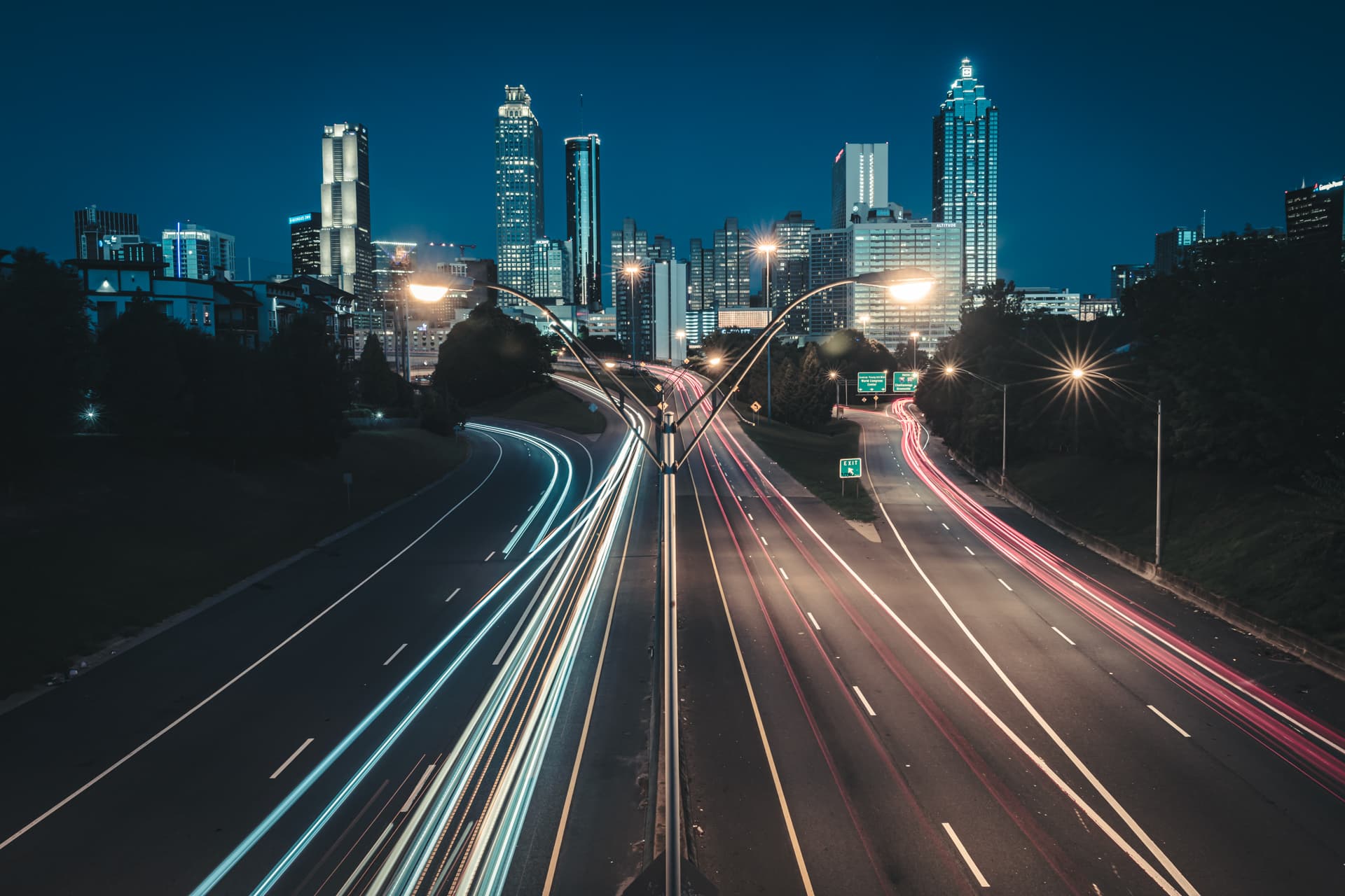 The Atlanta, Georgia skyline