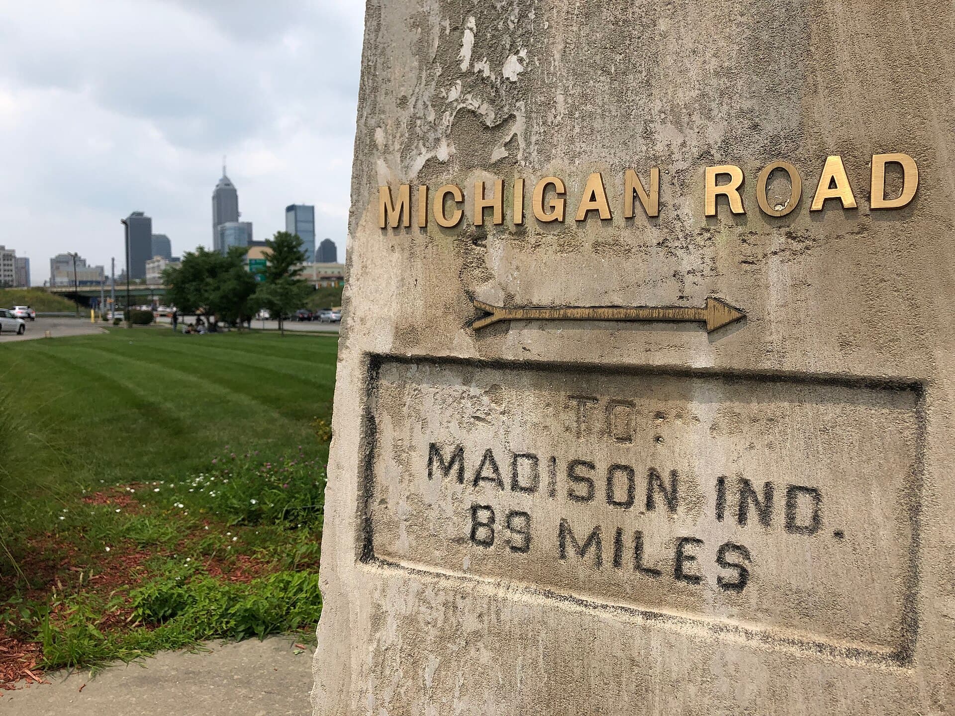 The Indianapolis, Indiana skyline