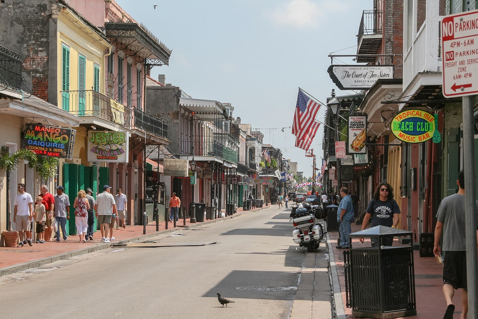 A New Orleans French Quarter street, Louisiana