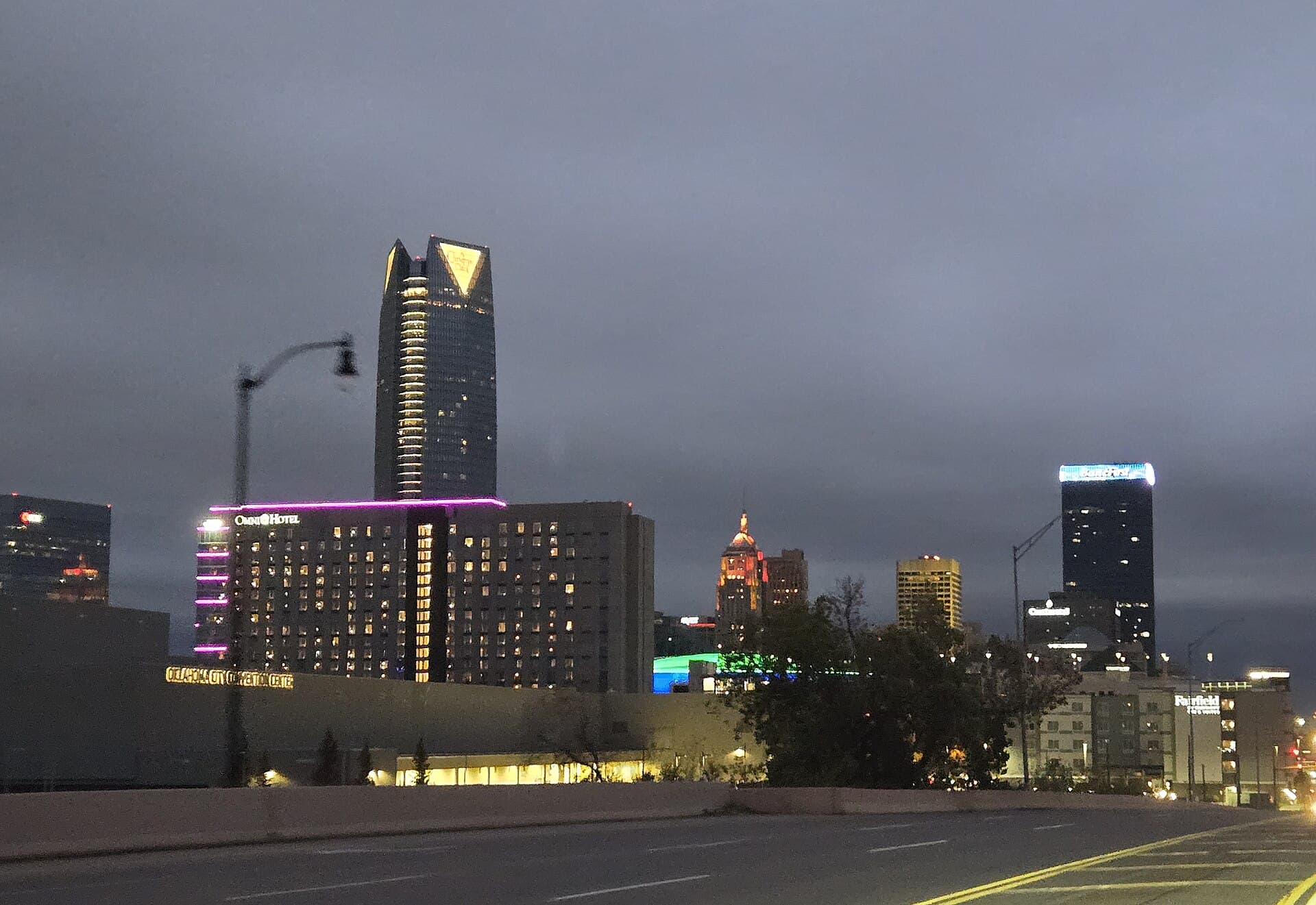 The Oklahoma City skyline