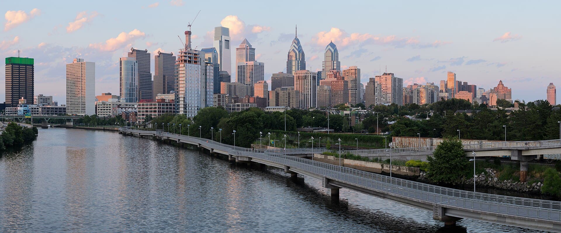 The Philadelphia skyline, Pennsylvania