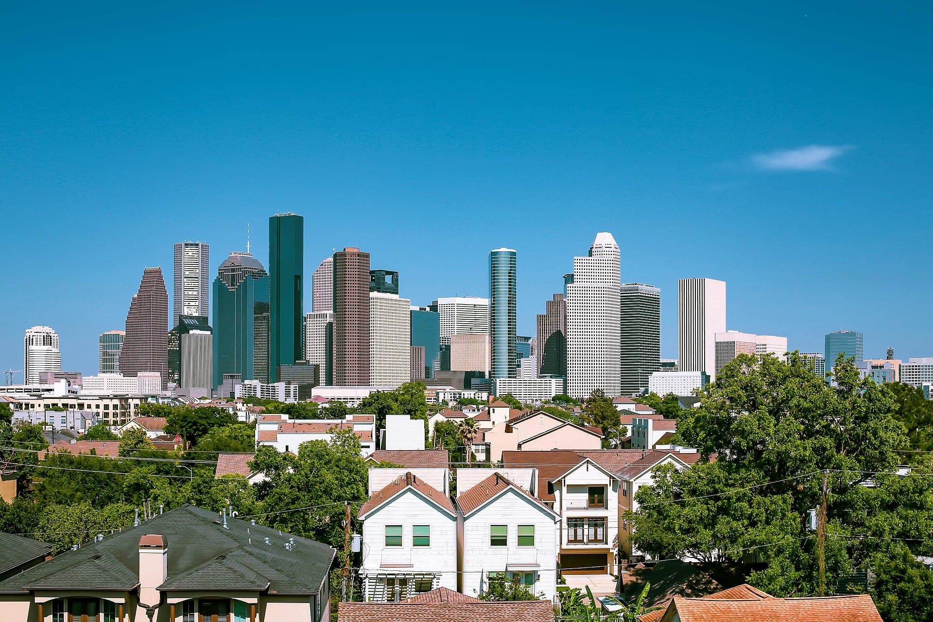 The Houston, Texas skyline
