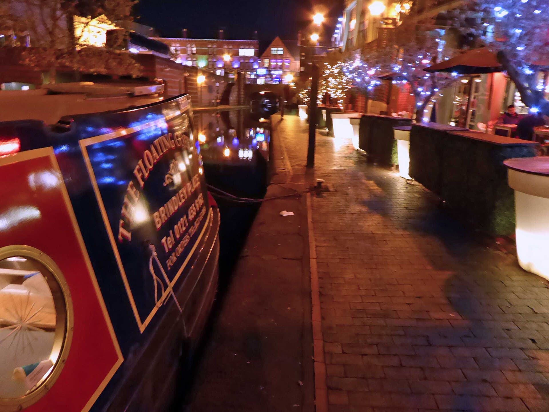 Birmingham city centre and canals, England