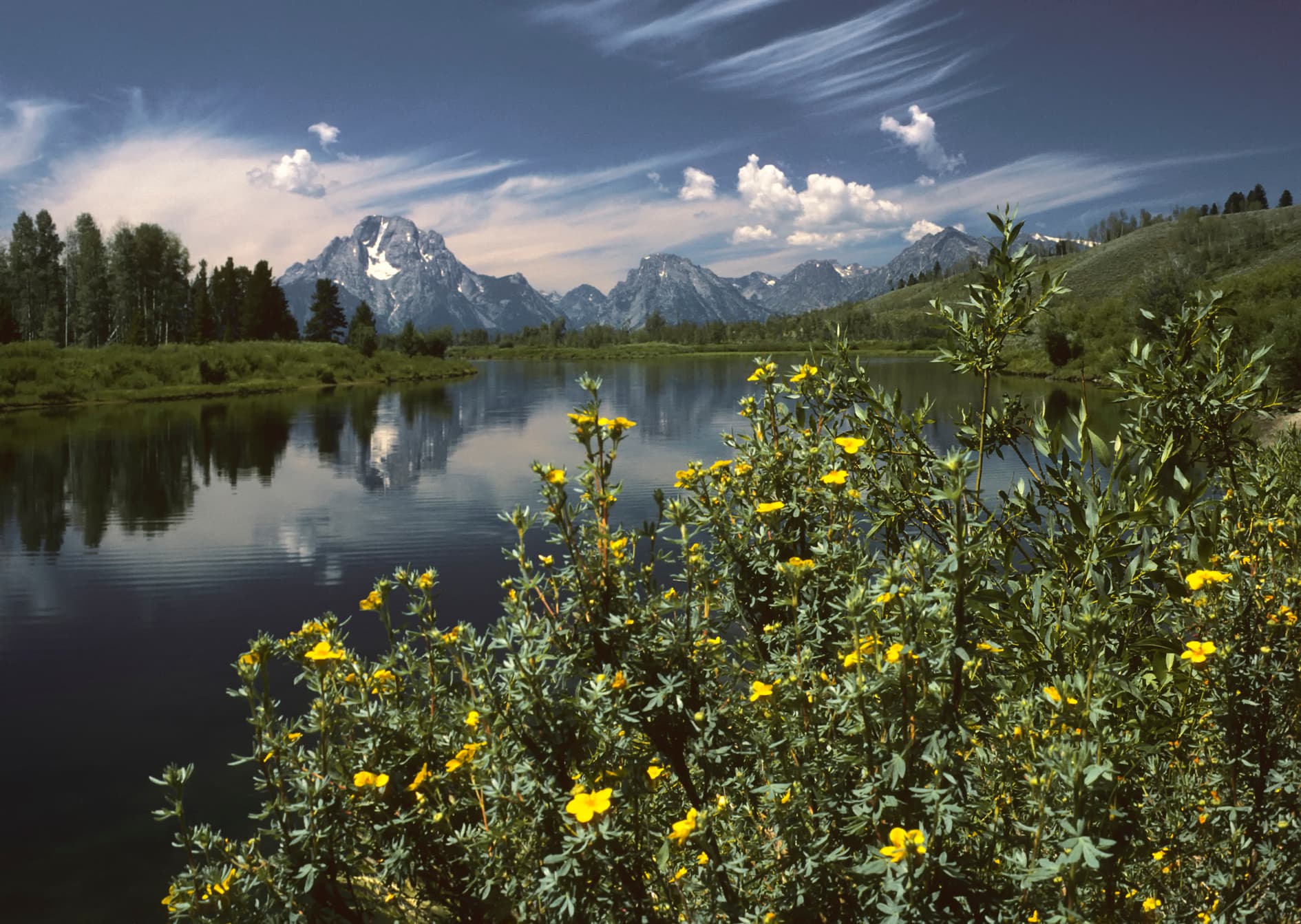 The Grand Teton range, Wyoming